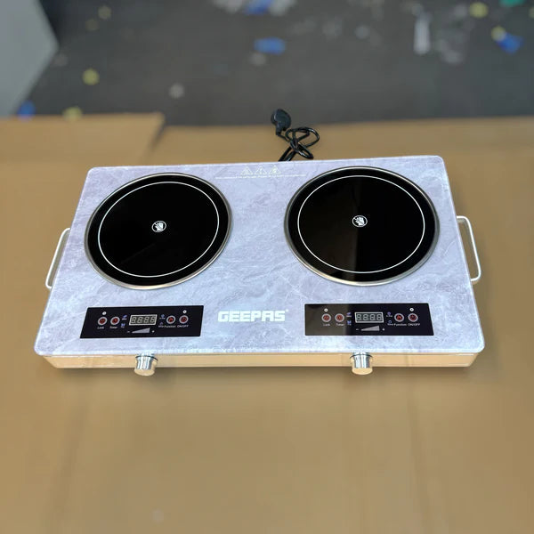 Geepas Double Burner Digital Infrared Stove GIC6133P