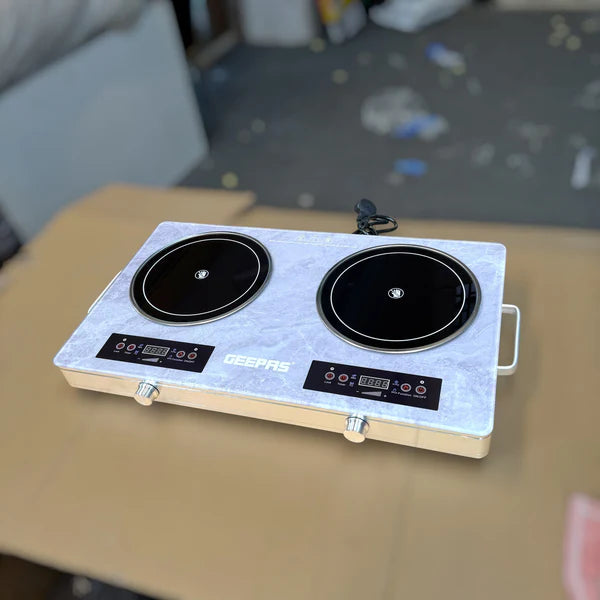 Geepas Double Burner Digital Infrared Stove GIC6133P