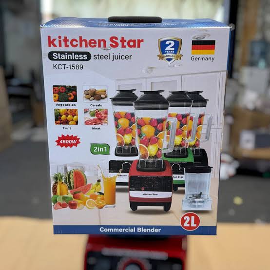 Kitchen Star 2-in-1 Blender & Grinder